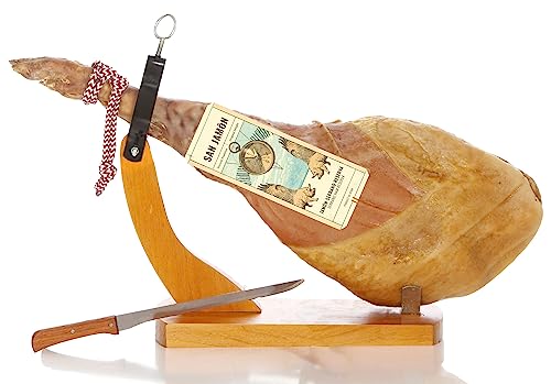 San Jamón Serrano Ham (7 kilos) with Ham Stand