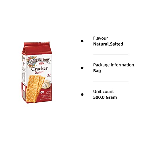 Crackers Salati *20 Porzioni * - MULINO Bianco - 500gr (1)