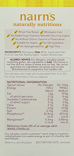 Nairns Fine Milled Oatcakes 218 g (Pack of 12)