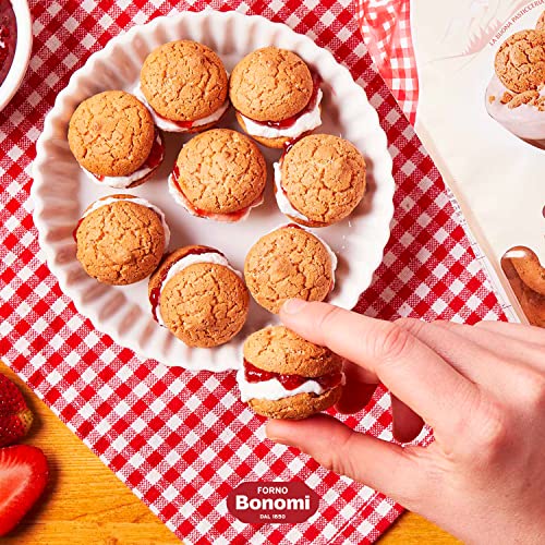 Forno Bonomi Amaretti Biscuits 300g Almond flavor - Artisan Italian biscuit