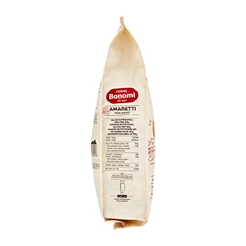 Forno Bonomi Amaretti Biscuits 300g Almond flavor - Artisan Italian biscuit