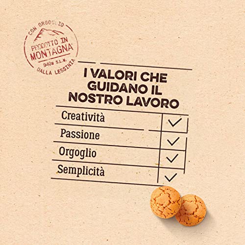 Forno Bonomi Amaretti Biscuits 300g Almond flavor - Artisan Italian biscuit