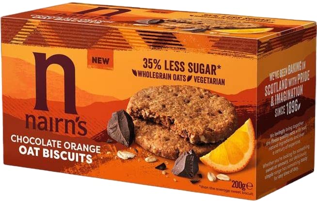 Nairn's PICK ANY 10 Gluten Free & Non Gluten Free Oat Biscuits. Flavours inc. Chocolate chip, cheese, fruit and seed, Stem Ginger, Mixed Berries, Salted Caramel, Etc, 2200.gram