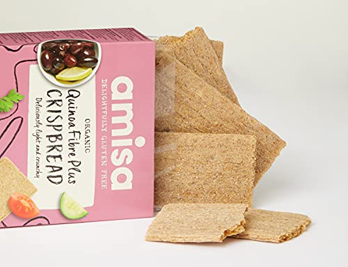 Amisa Crispbread Quinoa Fibre Gluten Free, 100g