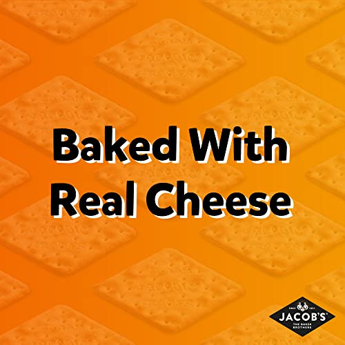 Jacob's Mini Cheddars Baked with Real Cheese Snack Biscuits Crackers 48 x 25g Bags