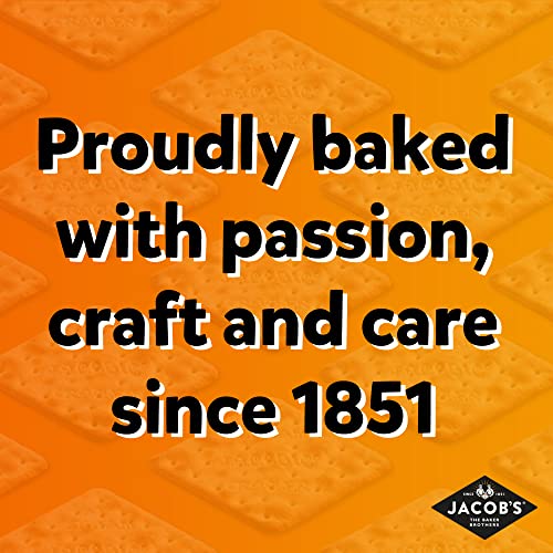 Jacob's Mini Cheddars Baked with Real Cheese Snack Biscuits Crackers 48 x 25g Bags