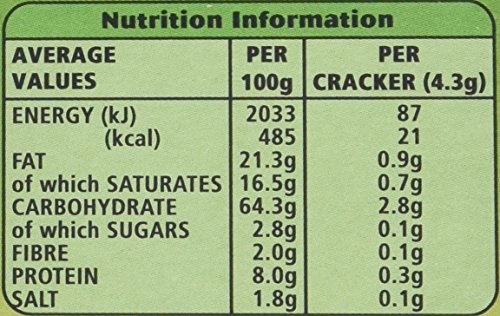 Jacob's Savours Thins Sour Cream and Chive Crackers 150 g