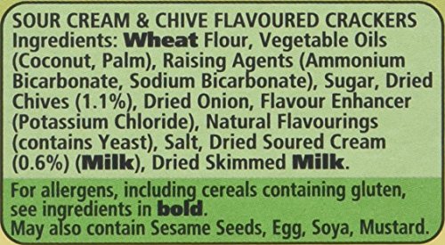 Jacob's Savours Thins Sour Cream and Chive Crackers 150 g