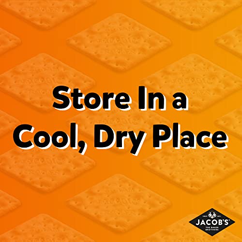 Jacob's Mini Cheddars Baked with Real Cheese Snack Biscuits Crackers 48 x 25g Bags