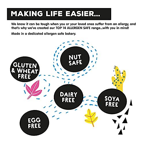 Angelic Free from 8 Pack Vegan Rosemary & Sea Salt Savoury Crackers. Multipack Gluten & Allergen Free Snack Biscuits. Low Calorie Plant Based Snacking for Cheese, Dip, Houmous & Snacks (8 x 142g)