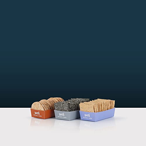 Peter's Yard Sourdough Crackers Selection Box for Cheese, 3 Varieties, Great as a Gift, Premium Quality, High Fibre, All Natural, Poppy Seed, 280 g