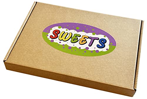 Letterbox Sweets. Retro Sweets Candy Hamper Gift Box. Present for Birthday, Thank You, Get Well Soon, Christmas.
