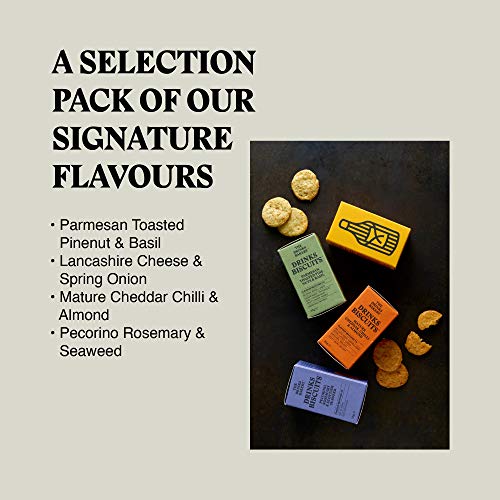 The Drinks Bakery Mixed Flavours Pack 8 x 36g | Expertly Paired to Your Favourite Drinks | Award Winning Drinks Biscuits as Seen on Dragons’ Den | Made in Scotland |