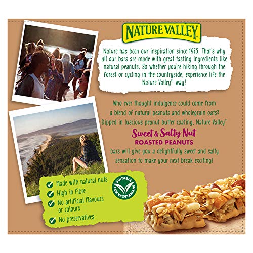 Nature Valley Sweet & Salty Nut Roasted Peanuts Cereal Bars, 120 g, 7006301043