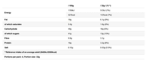 Galaxy Triple Treat Fruit & Nut Milk Chocolate Snack Bars Multipack 4x32g
