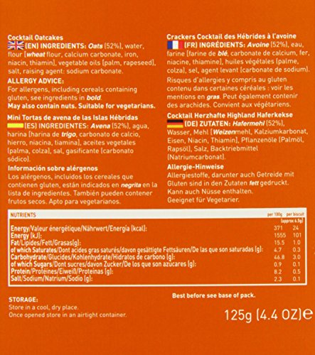 Stag Bakeries Cocktail Traditional Oatcakes 125g