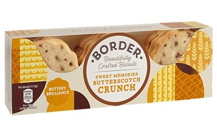 Border Biscuits Sweet Memories Butterscotch Crunch - Case pack 150g x 12.