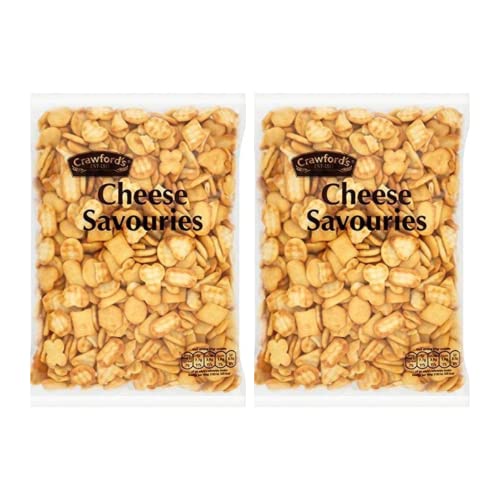 2x Biscuits Multipacks of Crawfords Cheese Savouries ‎| An Ideal Biscuits Bulk for a Gift or to Treat Yourself | Perfect for Sharing ‎| 250g