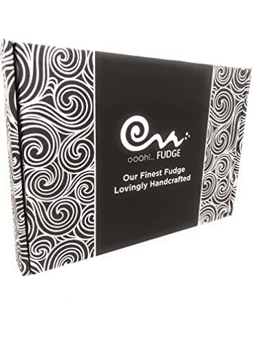 Oooh!..FUDGE Luxury Gourmet Fudge Selection Hamper (Pack of 5 Bars) - The Pudding Box - Handmade Fudge Gift - Lemon Meringue, Banoffee Pie, Mississippi Mud Pie, Strawberry Cream Swirl, Cherry Bakewell