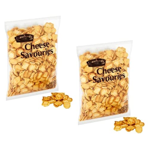 2x Biscuits Multipacks of Crawfords Cheese Savouries ‎| An Ideal Biscuits Bulk for a Gift or to Treat Yourself | Perfect for Sharing ‎| 250g