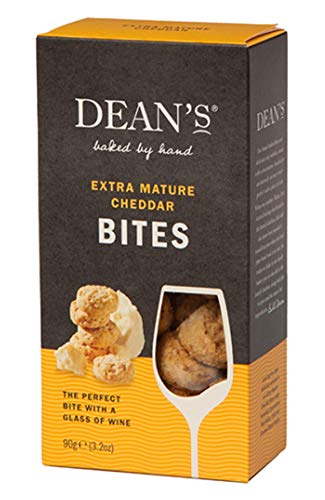 Dean's Extra Mature Cheddar Bites, Cheddar & Chilli Bites and Cheddar & Caramelised Red Onion Bites - 3 x 90g