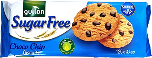 Gullon Sugar Free Mixed Chocolate Variety Selection Biscuits, Cocoa Sandwich, Chocolate Wafer, Chocolate chip cookies, Cream sandwich cookies, Perfect for sharing & Gifting (1 Bundle)