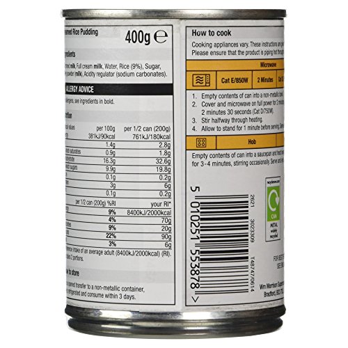Morrisons Creamed Rice Pudding, 400g