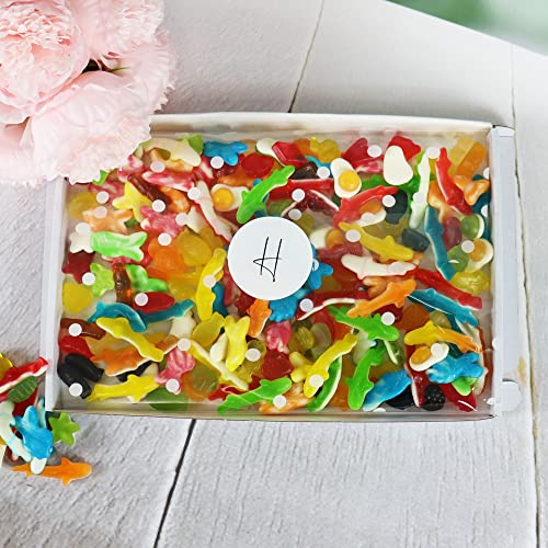 The Jelly Pick N Mix Sweets Letterbox Gift Hamper With Giant Strawberries, Tongue Painters, Raspberry Gums & More - Standard