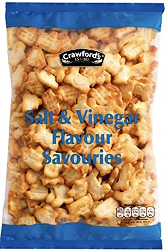 MULTIPLE Crawfords Savouries Bundle Cheese 300g Salt & Vinegar 250g Sour Cream & Chive 250g Bags, 3 Piece Set