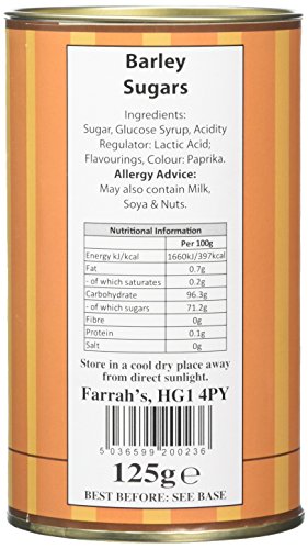 Farrah's of Harrogate Barley Sugar 125g