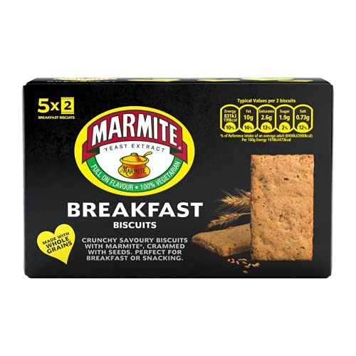 Marmite Breakfast Biscuits Savoury Gift Box 210g, Pack of 3
