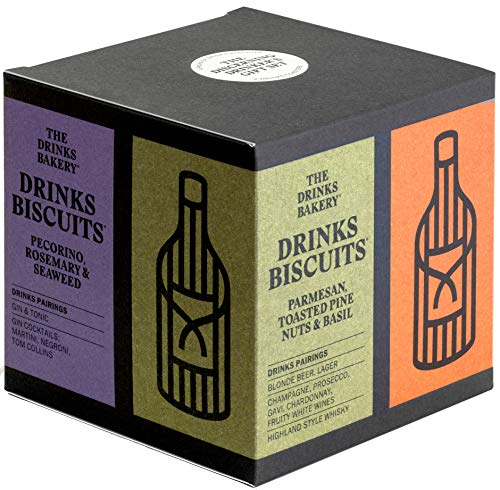 The Drinks Bakery Discerning Drinker’s Gift Set | Gift Set Expertly Paired to Great Drinks | Award Winning Drinks Biscuits as Seen on Dragons’ Den | Made in Scotland |