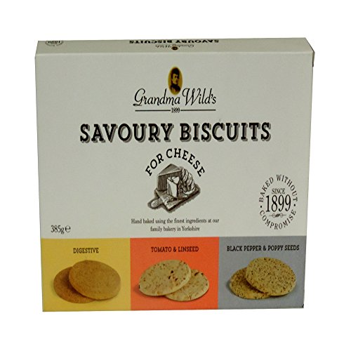 Grandma Wild's - Savoury Biscuits for Cheese - 385g