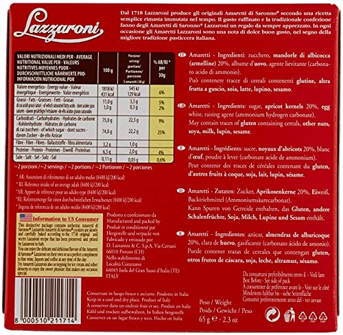 Lazzaroni Amaretti di Saronno (65G)