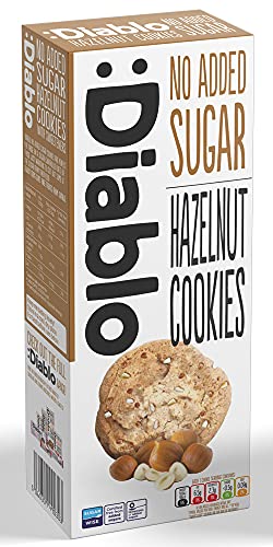 Mixed Flavours Luxury Cookies Biscuits - No Added Sugar Free Diablo (Peanut + Almond + Hazelnut)