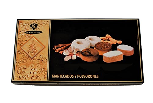 Surtido de Mantecados y Polvorones from Spain 600g - Original Spanish Biscuits & Christmas Confectionary Gifts Box