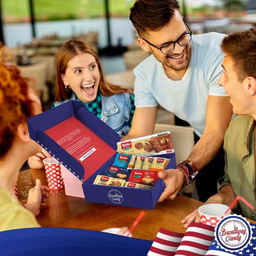 Loacker Biscuit Hamper Box - Chocolate Wafer Biscuits Variety - All-Occasion Sweets & Biscuits Gift Set for Men and Women - Includes 10-Piece Loacker Collection