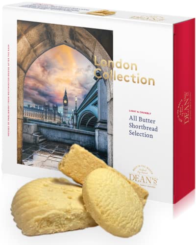 Deans All Butter Shortbread Biscuits - ‘Big Ben' 300g Special Assortment Box Of Luxury Scottish Cookies Ideal For a Christmas Gift And a Sweet Festive Snack,  Melt-In-The-Mouth Biscuit Selection.