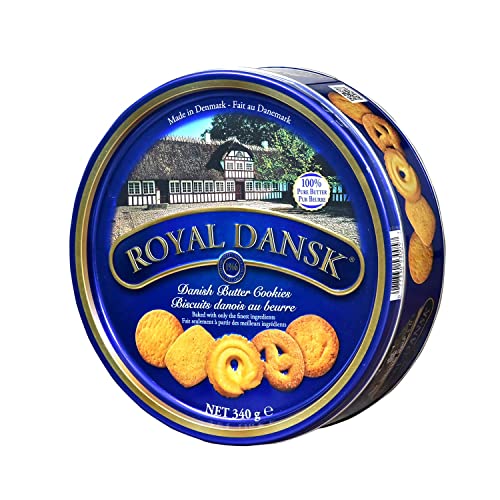 Royal Dansk OFX53005 Danish Cookie Selection, No Preservatives or Coloring Added, 12 Ounce