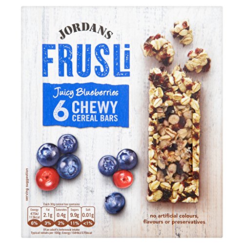Jordans Frusli Cereal Bars, Blueberry, 6 x 30g