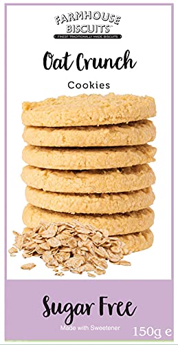 Farmhouse Biscuits Sugar Free Bundle | Pack of 3 | Chocolate Chip Cookies 150g x 1, Viennese Shorties 150g x 1, Oat Crunch Cookies 150g x 1