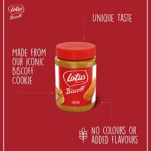 Lotus Biscoff Original Caramelised Biscuit Spread Smooth - Speculoos Flavour, (720g Jar)