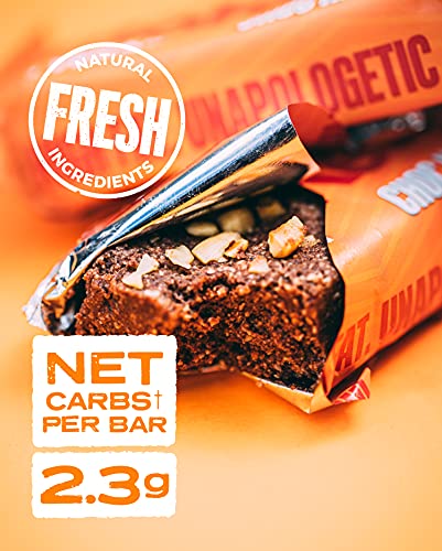 Keto Keto Bars 12 x 50g Keto Snacks Weight Loss | Keto Diet, Sugar Free Snack, Meal Replacement Bar | Healthy Snacks, Low Carb Food | Low Calorie, Vegan Food, Breakfast Bar (Cocoa Hazelnut)