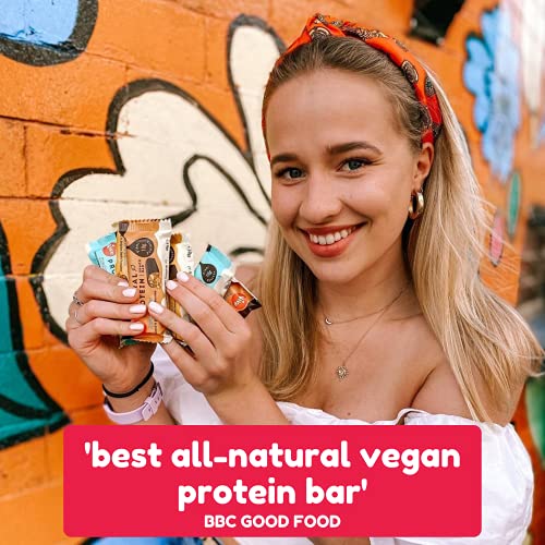 Vive Gluten Free Protein Bars, High Protein Snacks, Vegan, High-Fibre, 100% Natural, Non-Dairy, Variety, 12-Pack