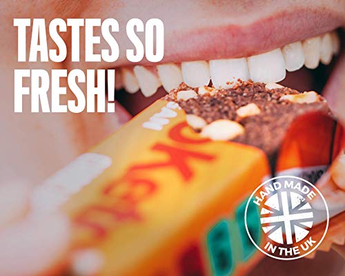 Keto Keto Bars 12 x 50g Keto Snacks Weight Loss | Keto Diet, Sugar Free Snack, Meal Replacement Bar | Healthy Snacks, Low Carb Food | Low Calorie, Vegan Food, Breakfast Bar (Cocoa Hazelnut)