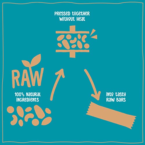 Nakd Salted Caramel Natural Fruit & Nut Bars - Vegan - Healthy Snack - Gluten Free, 35g (Pack of 18)