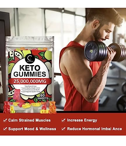 Keto Gummies for Weight & Fat Loss, Belly Fat Loss - 60 High Strength Enter into Ketosis and Lose Weight Fast with Keto Gummy Bears!