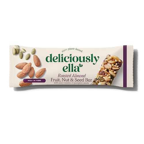 Deliciously Ella - Trail Mix Bar, Gluten-Free, Vegan Friendly, Healthy Snack 40g (12 bars) (Almond)