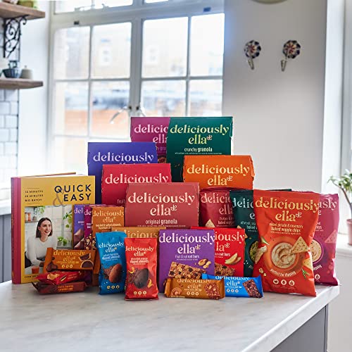 Deliciously Ella - Hazelnut Nut Butter Balls, Gluten-Free, Vegan Friendly, Healthy Snack, 36g (12 Packs)