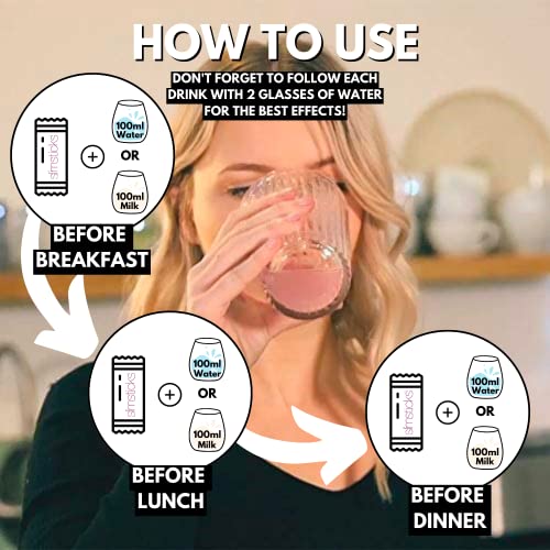 Slimsticks Mixed Berry Pack 10 Day Supply - Glucomannan Dietary Management Drink - Filling Vegan Friendly - High Fibre Konjac Glucomannan Powder - Dietary Management Aid Sachets